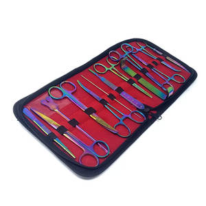 Kit de sutura de acero inoxidable hecho a medida de alta calidad, juego de instrumentos ligeros, kits quirúrgicos fabricados profesionalmente - Product Image 2