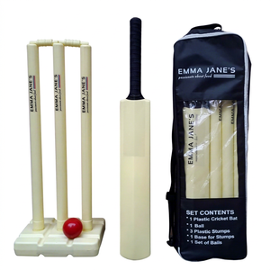 Directo de fábrica de La India al por mayor personalizado impreso promocional Estructura de juego al aire libre-Durable plástico patio trasero Cricket Set - Product Image 1