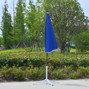 Sombrilla para Exteriores de 130 cm, Impermeable y Resistente al Viento, con Revestimiento Plateado UPF50+, Poste Ajustable, Parasol para Playa, Patio, Camping - Product Image 2