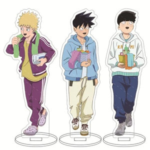 Set de 3 Figuras Acrílicas de Personajes de Anime Mob Psycho 100, Diseño OEM/ODM, Adorno de Escritorio - Product Image 5