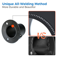 Support de tuyau de tube de bride en acier inoxydable en gros pour armoire support de tuyau réglable support de tube rond usage domestique