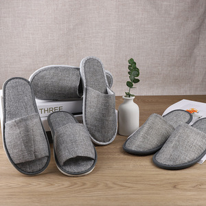 Zapatillas de baño interiores personalizadas para hotel zapatillas de spa suaves <span class=keywords><strong>y</strong></span> cómodas desechables unisex para hotel - Product Image 2