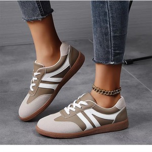 Nouvelles Chaussures Décontractées Plates Vulcanisées Légères pour Femmes 2025 – Confortables, Antidérapantes, en PU, Rehaussantes - Product Image 4