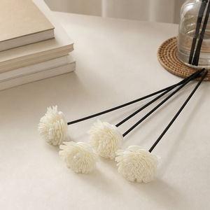 Hundred Secrets <b>Reed</b> <b>Diffuser</b> Sticks White Dried Flower 30cm Vase Flowers Indoor Fragrance <b>Diffuser</b> Set - Product Image 1
