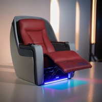 Fauteuil de salon en cuir durable, fauteuil inclinable individuel pour hôtel, cinéma maison, chambre à coucher - Offre spéciale