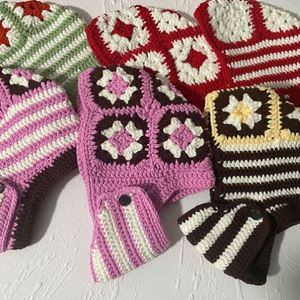 Pasamontañas de Motocicleta Personalizado para Esquí, Tejido a Mano con Aguja Gruesa, de Invierno, de Punto, Transpirable e Impermeable, para Deportes y Uso Diario - Product Image 3