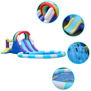 <span class=keywords><strong>Piscina</strong></span> de Bolas Gigante con Toboganes Dobles, <span class=keywords><strong>Tobogán</strong></span> Inflable Gigante Independiente <span class=keywords><strong>para</strong></span> Niños - Product Image 6