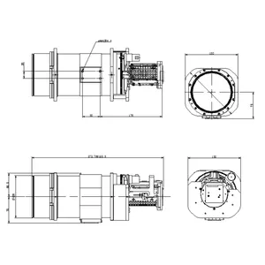 10-1000Mm Panjang Fokus Ultra Jarak Jauh 4MP 100X Perbesaran Modul Kamera Jaringan Optik