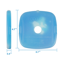 Vente en gros de packs de glace réfrigérants réutilisables longue durée pack de refroidissement boîte à lunch isolée pour aliments briques de glace en plastique dur