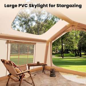 Tente de camping en plein air Tente de camping gonflable en tissu Oxford imperméable Tentes de glamping à air pour 4 saisons - Product Image 3