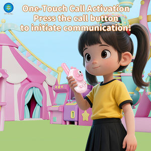 Talkies-walkies éducatifs pour enfants, dessins animés, portée de 300 m, radio bidirectionnelle en plastique pour le camping en plein air, cadeau - Product Image 3