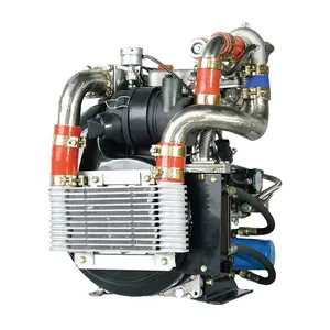 Mesin diesel listrik inline mekanik, 1100cc 2-silinder 30HP/3600RPM regulasi kecepatan mekanik