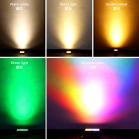Proyector LED RGBW DMX512 para Exteriores, Resistente al Agua, para Iluminación de Edificios y Paisajes