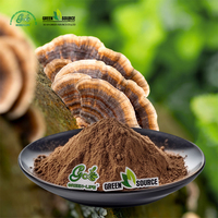 Extrait de Turkey Tail Green Life Herb 10:1 en poudre, 99% pur, qualité alimentaire, extrait de champignon