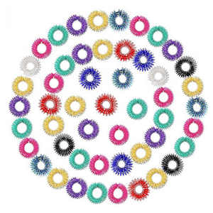 New Spiky Adult Sensory <b>Spinner</b> Fidget <b>Rings</b> for Anxiety Finger Massager Toy Stress Relief Finger Autism Anti Acupressure <b>Ring</b> - Product Image 4