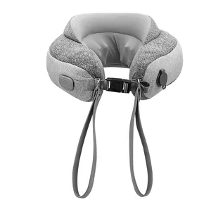 Travel Neck Pillow Massage Inflatable Neck Pain Massager Lightweight Portable Neck Massager