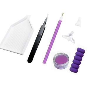 Kit d'accessoires de <span class=keywords><strong>peinture</strong></span> diamant <span class=keywords><strong>en</strong></span> gros personnalisé avec pincettes, plateau et outils de colle pour projets d'artisanat DIY – Article très vendu <span class=keywords><strong>en</strong></span> <span class=keywords><strong>ligne</strong></span> - Product Image 2