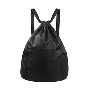जिम स्पोर्ट्स शॉपिंग ड्रॉस्ट्रिंग बैकपैक बैग प्रैक्टिकल डिज़ाइन बड़ी क्षमता वाला स्टोरेज टोट बैग
