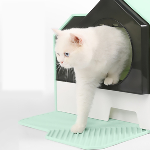 Caja de arena cerrada grande para gatos, tipo arenero, para limpieza de productos y espacios amplios - Product Image 1