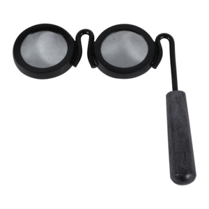 Lente d'ingrandimento a forma di occhiali con manico per decorazione domestica, mensola, tavolino da caffè, complemento d'arredo per soggiorno - Product Image 1