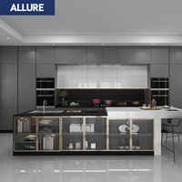 Allure vente en gros, photos, armoire de cuisine, innovation, Design complet, galerie de photos, placard