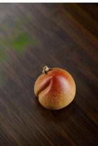 MSH Púrpura Arena Longevidad Melocotón Tetera Rana Té Adorno para mascotas Duan <span class=keywords><strong>Ni</strong></span> Juego de té pequeño - Product Image 5