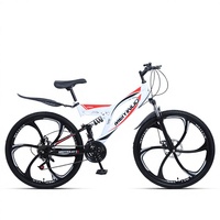 Vélo de montagne à double amortisseur de type K, 21/27 vitesses, avec fourche à ressort et roues de 26 pouces, fourni par l'usine