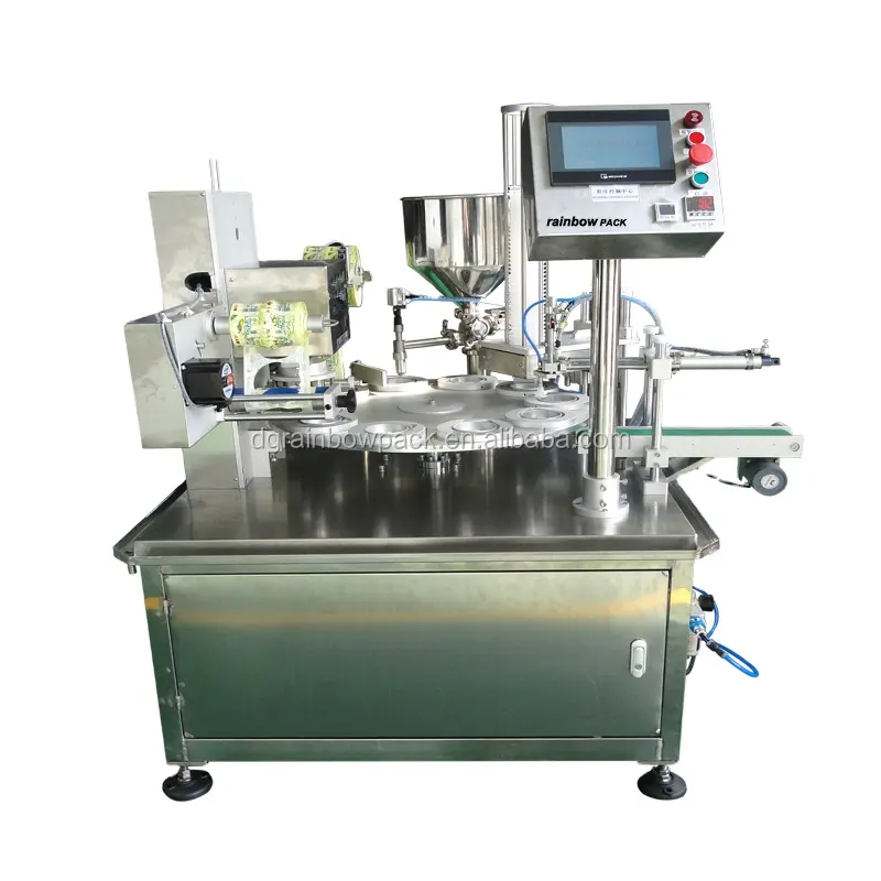 Заводская цена, высокоскоростная автоматическая машина для наполнения и запечатывания стаканчиков