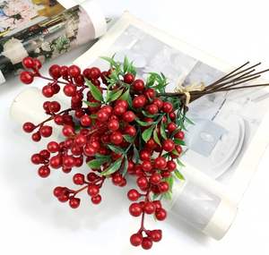 Venta al por mayor: Nuevas simulaciones de olivas, acacias y frutas de la fortuna, adornos clásicos para el hogar, accesorios de fotografía, 36 cm, de seda y espuma, ODM - Product Image 2