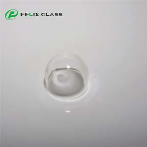 Clear Borosilicate 3.3 Glass Handmade Dome Lampshade Middle Size LED Wall Light Shade with <b>Wireless</b> <b>Control</b> 3-Year Warranty - Product Image 3