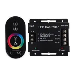 LED Remote Controller CE RoHs 12V 18A 24V RGB Led Neon Strip Wireless RF Touch Remote Control