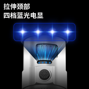 Aluminum Alloy <b>Flashlight</b> Rechargeable Battery <b>Led</b> Zoomable Outdoor Use White Light - Product Image 3