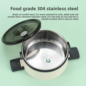 กล่องข้าวเก็บอุณหภูมิสแตนเลส 304 พร้อมช่องแบ่งอาหารแบบถอดได้ สำหรับสำนักงาน แคมป์ปิ้ง พกพาสะดวก ซ้อนกันได้ - Product Image 3