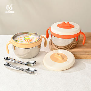 Cuenco de acero inoxidable 316L para niños, cuenco de comida desmontable - Product Image 2