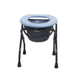 Banyo güvenliği tıbbi tedarikçiler plastik taşınabilir tuvalet sandalyesi fiyat JL897