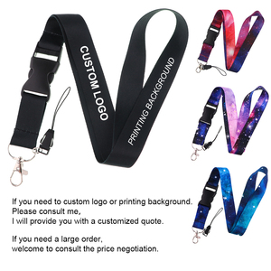カスタマイズされたロゴパーソナライズされた携帯電話ストラップキーホルダー昇華印刷IDカードポリエステルストラップ - Product Image 3