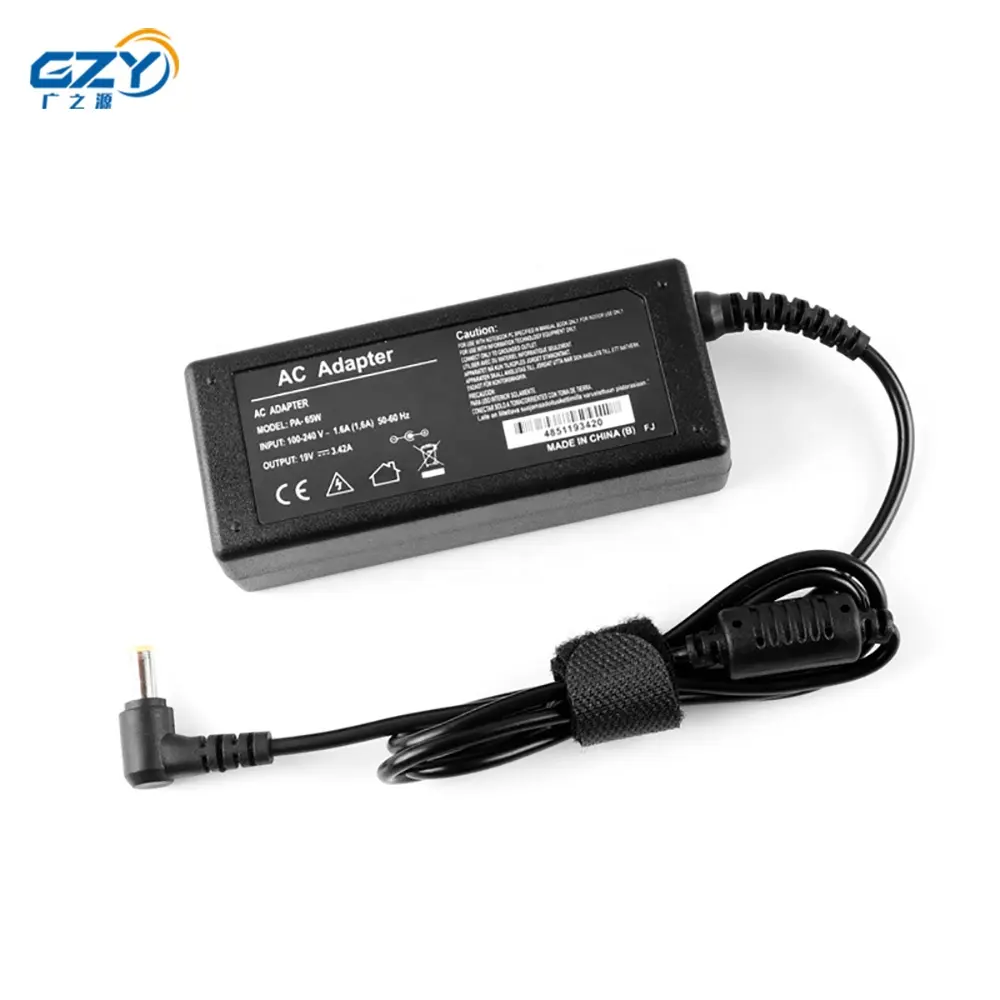 Wholesale OEM Universal Laptop Power Adapter for Acer 65W AC DC Adapters 19V 3.42A 5.5mmx1.7mm Laptop Charger