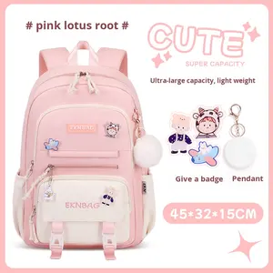 2025 nouvelle mode étudiant grande capacité Oxford tissu école <span class=keywords><strong>sac</strong></span> à <span class=keywords><strong>dos</strong></span> hydrofuge et étanche <span class=keywords><strong>pour</strong></span> les filles de la 5e à la 6e année - Product Image 6