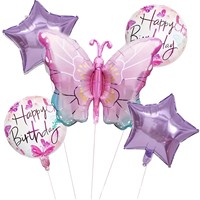Ballons en Mylar en forme de chiffres FUNMOOD avec nœud papillon pour décorations d'anniversaire et de mariage, fournitures de fête