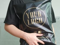 Offre Spéciale Logo personnalisé imprimé sac en plastique anti-poussière durable PE Poly Mailng pour vêtements chaussures fourrure vêtements en gros