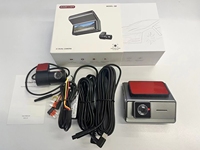 Caméra de tableau de bord à double objectif 2K, écran IPS 3 pouces, WiFi, caméra arrière 1080P, grand angle 150 degrés, vision nocturne, enregistreur de voiture
