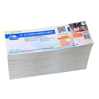 Offre matérielle de carte d'embarquement d'aéroport en papier thermique 210gsm personnalisé impression de billets d'avion billets d'entrée billets d'entrée