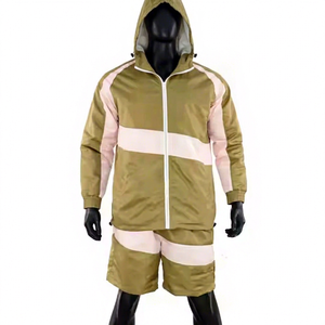 Conjunto Corto Cortavientos Para Hombre Material De Secado Rápido Ideal Para Viajes Senderismo Y Vida Activa - Product Image 1