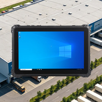 Tableta PC Resistente de 10.1 Pulgadas con Octa-core, Lector NFC UHF, IP67 Impermeable, PDA Portátil con Windows y Escáner de Código de Barras 2D