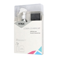 Ensemble de pulvérisation de nettoyage d'écran et de dépoussiérage avec gants en microfibre