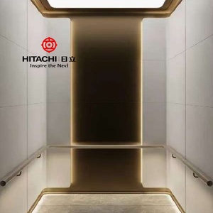 Ascenseurs résidentiels électriques de luxe Hitachi pour hôtels, ascenseur en verre pour villa, hauteur réglable, 3/5 étages - Product Image 2