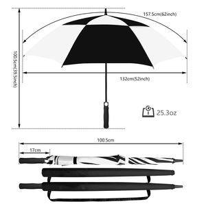 <span class=keywords><strong>Parapluie</strong></span> droit à double auvent personnalisé de 60 pouces de long <span class=keywords><strong>meilleur</strong></span> grand <span class=keywords><strong>parapluie</strong></span> de golf pour hommes imprimé <span class=keywords><strong>tempête</strong></span> coupe-vent <span class=keywords><strong>parapluie</strong></span> extra fort - Product Image 2