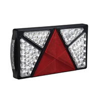 Rectangle 24V Caranvan Dépanneuse Indicateur Arrêt Queue Inverse Brouillard Sans Plaque Réflecteur Feu Arrière Feux Arrière LED Remorque