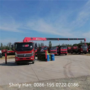 Iyi fiyat HOMAN 4*<span class=keywords><strong>2</strong></span> kargo kamyon vinç ile 3.<span class=keywords><strong>2</strong></span> ton düz/katlanır kollu vinç kamyon - Product Image 2