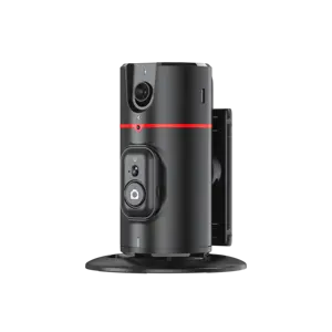 Tiffmoo automatisches Gesichtserkennungstativ mit Fernbedienung 360 Rotationsüberwachung Telefonhalter für Aufnahmen von Videos bewegliches Smartphone-Stativ